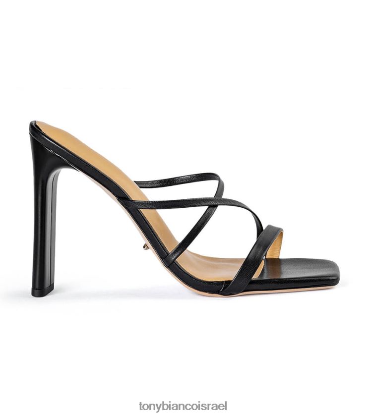 נעלי עקב בלוק | נשים ילד שחור Tony Bianco נעלי עקב 8BNR8T369